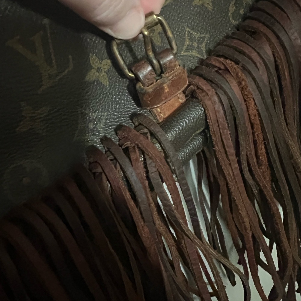 Louis Vuitton Brown Crossbody Bag with Fringe - Picture 12 of 16
